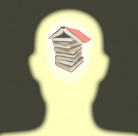 The book inside