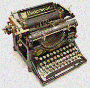 Old typewriter